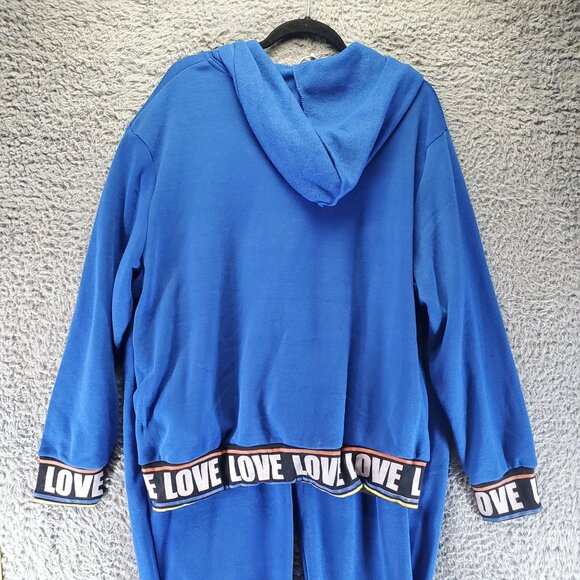 Ashley Stewart Suit Women Size 2X Royal Blue Rainbow Stripe Sweat Set *NWT* - Picture 9 of 16